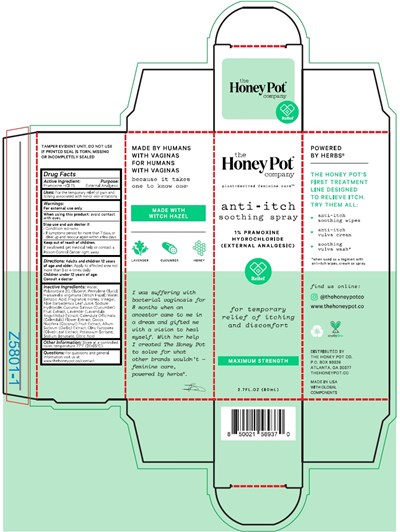 80 mL Ndc: 71505-022-80 (The Honey Pot Anti Itch Spray Unit Carton Label)